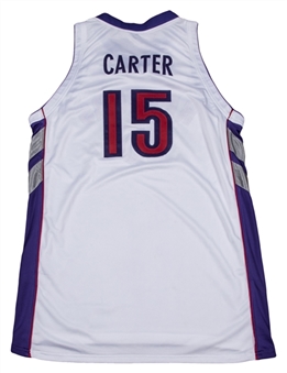 2000-01 Vince Carter Game Used Toronto Raptors Home Jersey